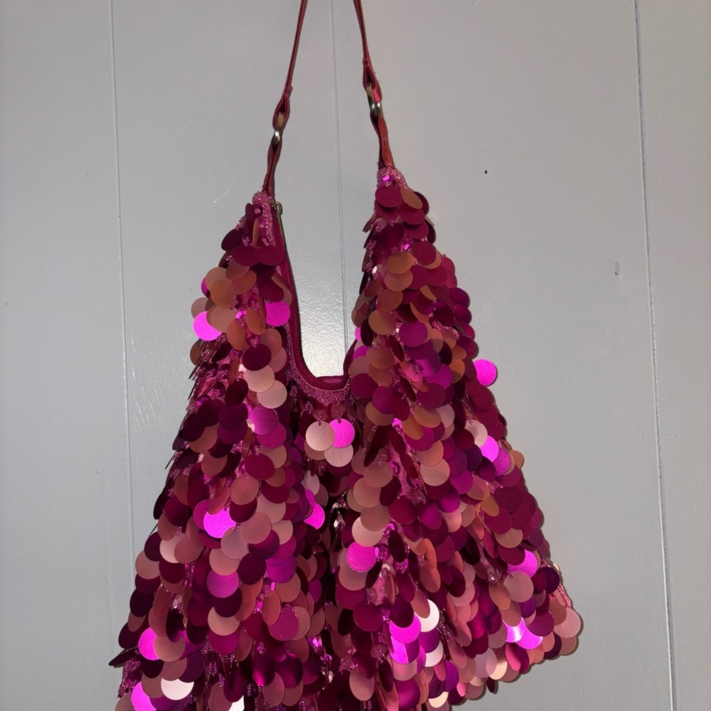 SOLD Pink Sequin Women's Bag